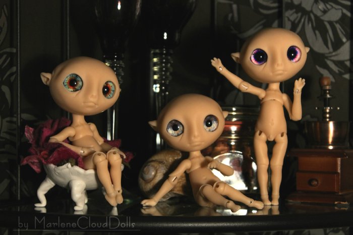 Новенькие шарнирные куклы Изгои и их глаза (фото 3)