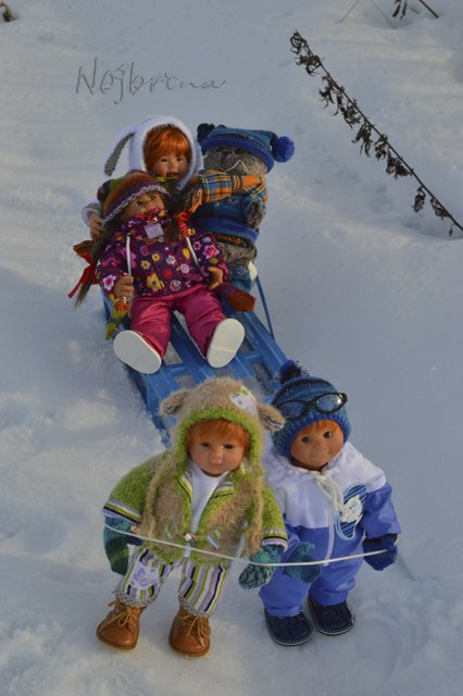 Двое в санках, не считая кота...Вихтели Rosemarie Anna Muller (фото 2)