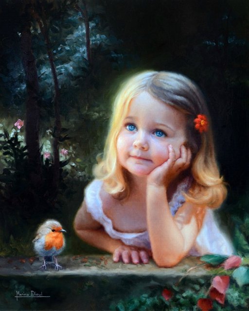 Дети в произведениях Марины Диул