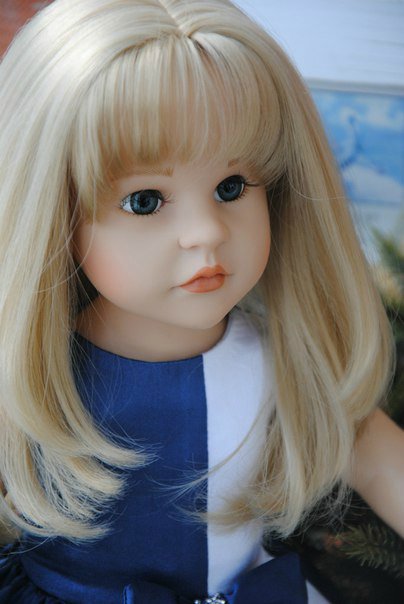 Мой мечтательный ангелочек. Жизель II 2005г от Gotz & Steiff