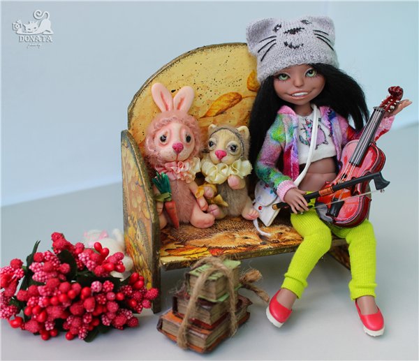 Хроники Мирельки. Авторская шарнирная кукла Марии Пикуновой "Домисоль" (фото 10)