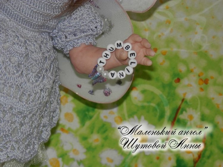 Крошка Дюймовочка. Кукла реборн Шутовой Анны (фото 3)