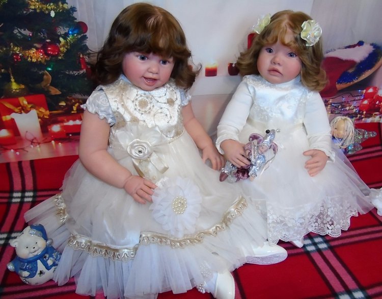 Кукла реборн из молда Ольги Ченской