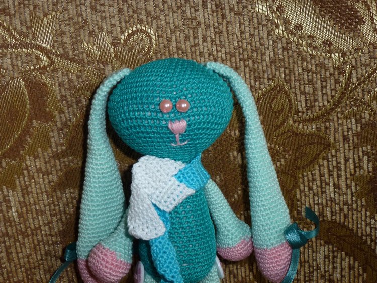 Мой новый авторский вязаный зайка Lien, Лин (фото 9)