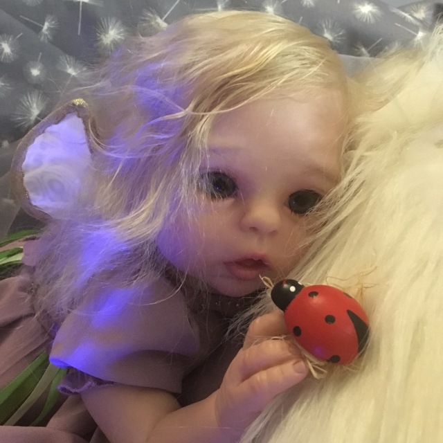 Цветочек-кукла реборн Элины Кудрявцевой