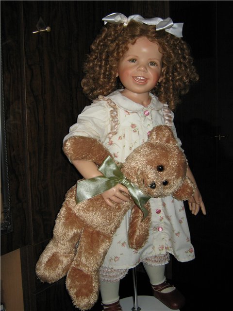 Дорле -коллекционная кукла от Нildegard Gunzel для фирмы «With Heart & Soul». Моя попытка №2 (фото 5)