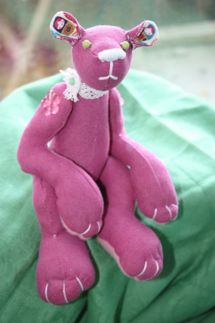 Мишка Матрёшка — Текстильные игрушки и примитивы: кофейные