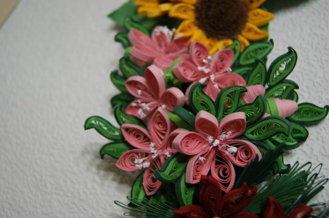 Веночек в цветочек. Квиллинг