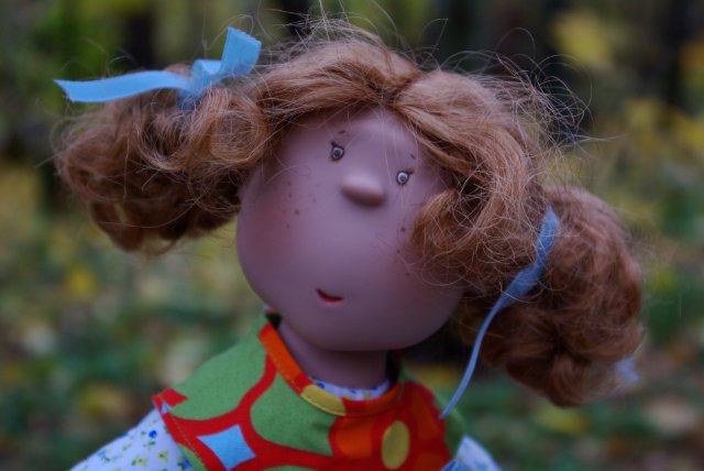 Может быть Janni, а может быть...Коричка? Игровая кукла от Zwergnaze