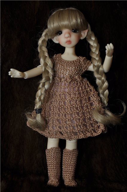 Корица (KW Cinnamon Elf in Fair Skin) - прибавление в нашем семействе кукол от Kaye Wiggs (фото 6)