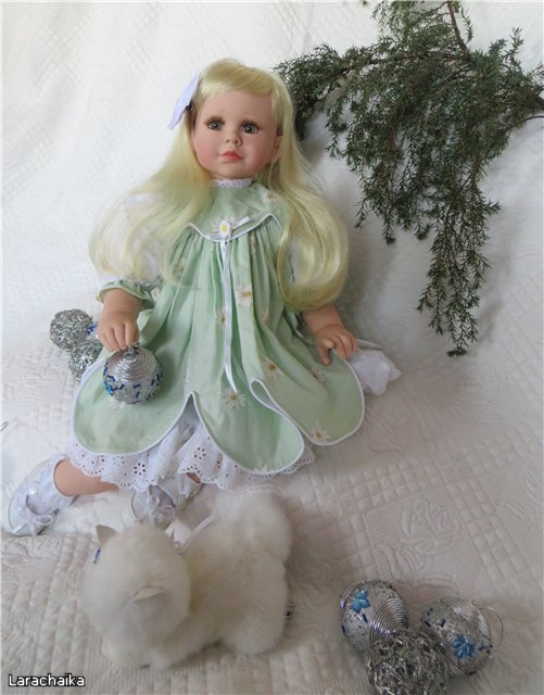 Красоты много не бывает. Редкие коллекционные куклы Cheri McAfooes for Lloyd Middleton. "..беленькие кисоньки..." (фото 6)