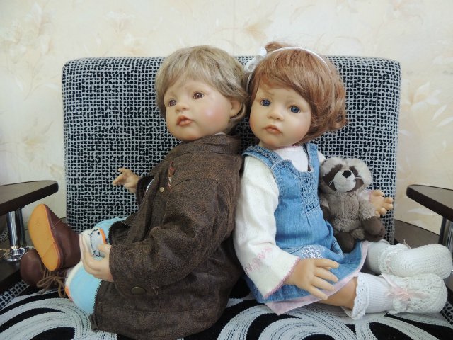 Сказка про Аиста. Куклы Bettine Klemm