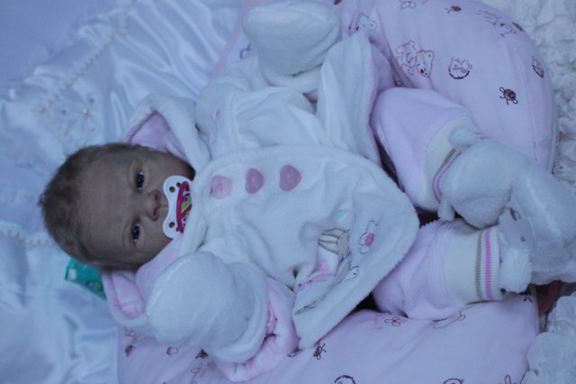 Детка Скарлет... Куколка реборн Виктории Вишни