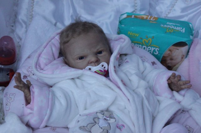 Детка Скарлет... Куколка реборн Виктории Вишни