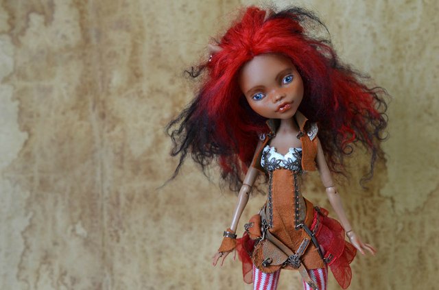 ООАК Клодин (Clawdeen Wolf) из Monster High (фото 4)