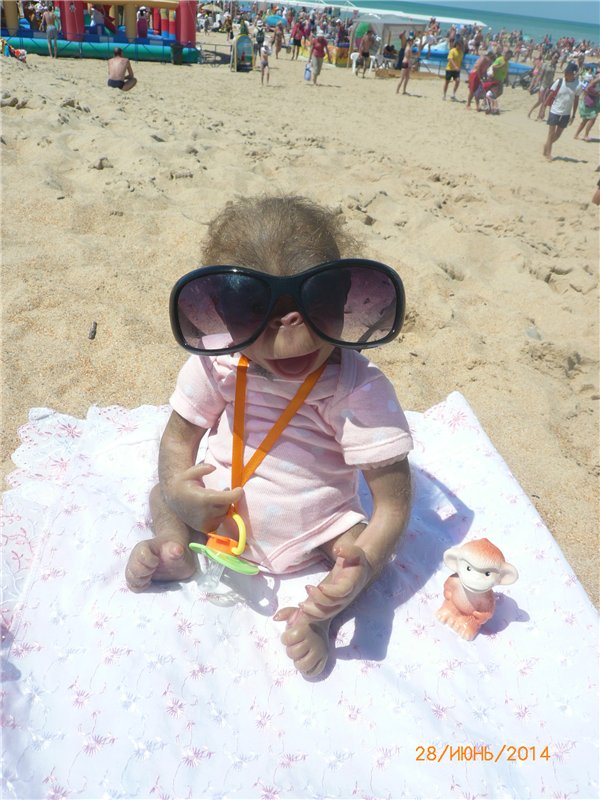 Анфисочка! Кукла - реборн - обезьянка Светланы Преображенской. Часть первая