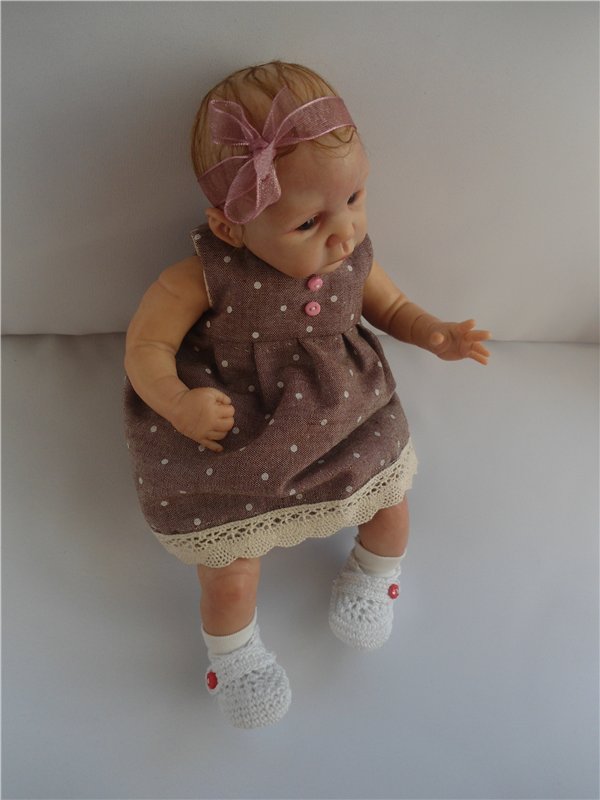 Авторская кукла Машенька, малышка ноября (фото 4)