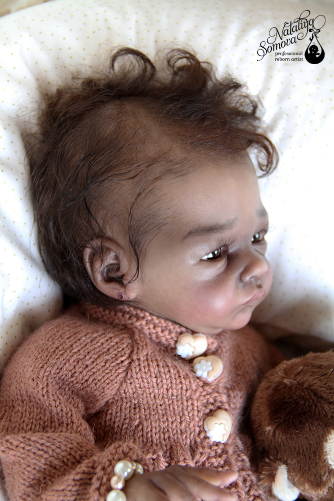 Эвелина. Шоколадка реборн Наталии Сомовой