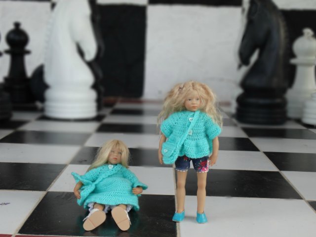 Бирюзовые зерисовки — Куклы Annette Himstedt (Аннетт Химстедт): коллекционные (фото 5)