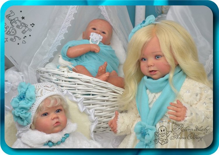 Моя бирюзовая ВАСИЛИСкА (молд Bonnie by Linda Murray)