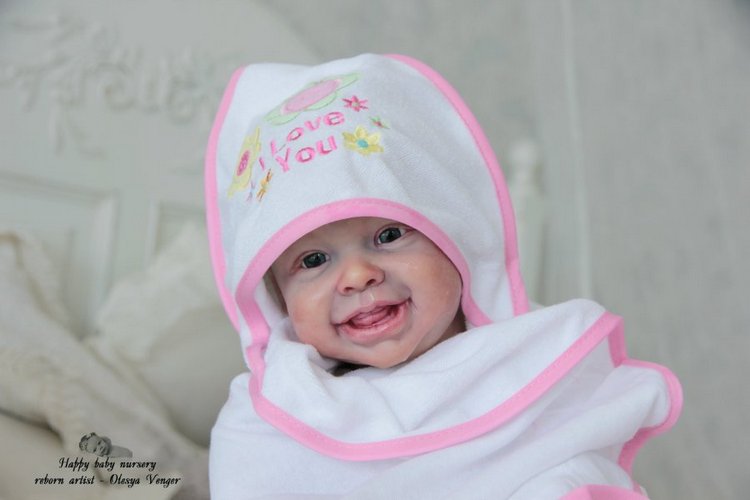 Мой солнечный лучик, моя радуга, мое счастье, моя Милена, Миленочка, Милеша. Кукла реборн Олеси Венгер