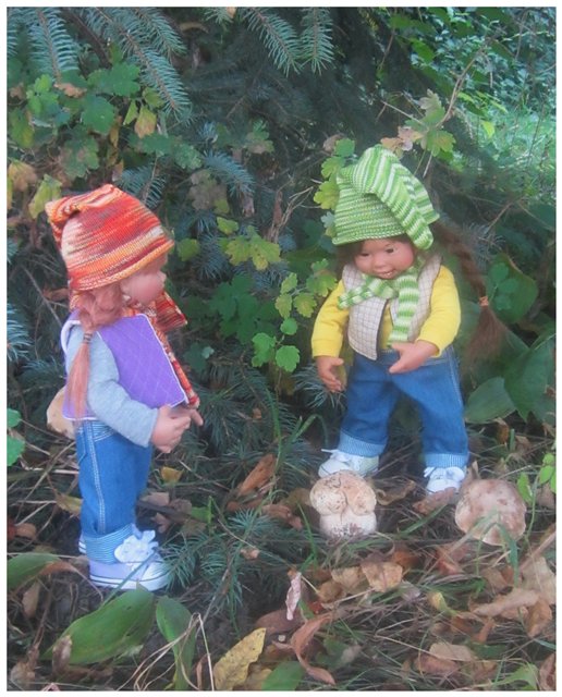 "Неприятный случай" или Ёжик, осень, грибочки. Wichtel, Rosemarie Anna Muller