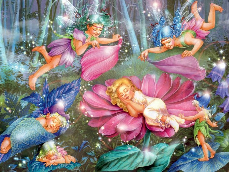 Сказка про Фею и Тролля. Музыкальное Видео. Волшебные иллюстрации от Zorina Baldescu