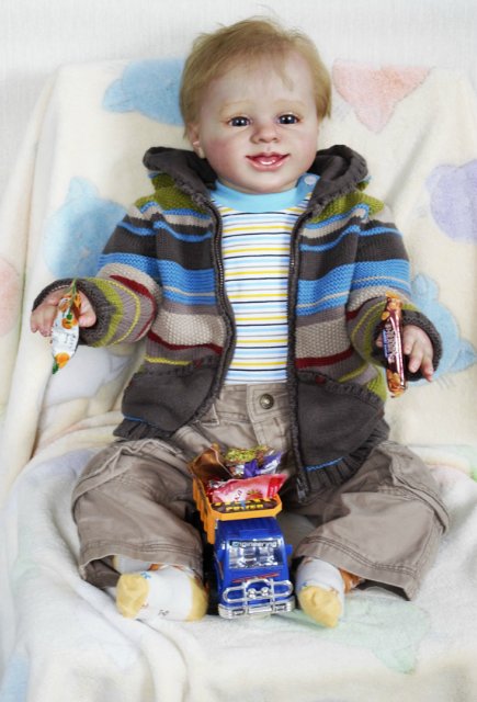 Улыбашка Сенечка, куклы реборн Ольги Коновниной (фото 2)