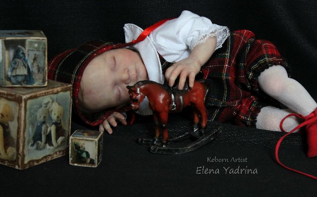 Кроха Мила. Куклы реборн Елены Ядриной