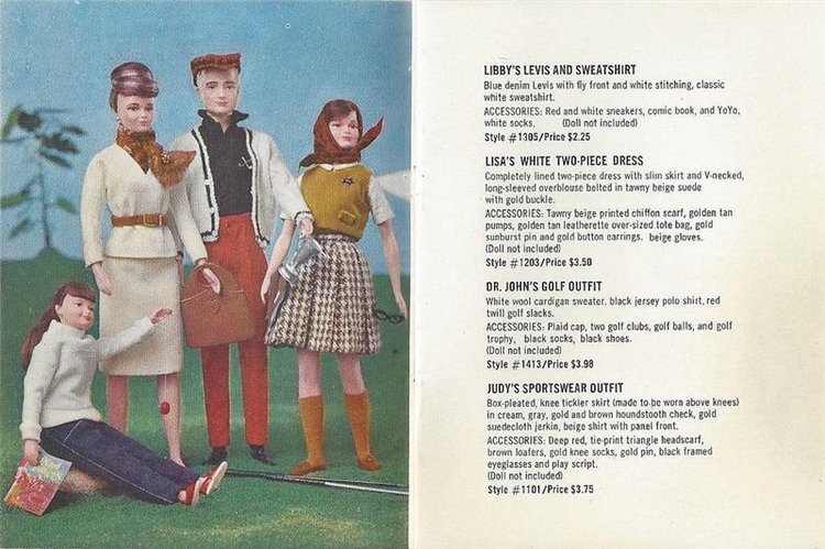 Куклосемья из 60х. Littlechap от фирмы Remco