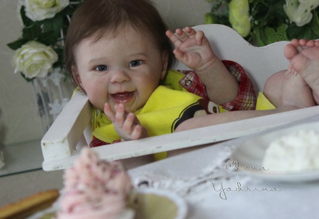 Дарю свою улыбку! Куклы реборн Елены Ядриной