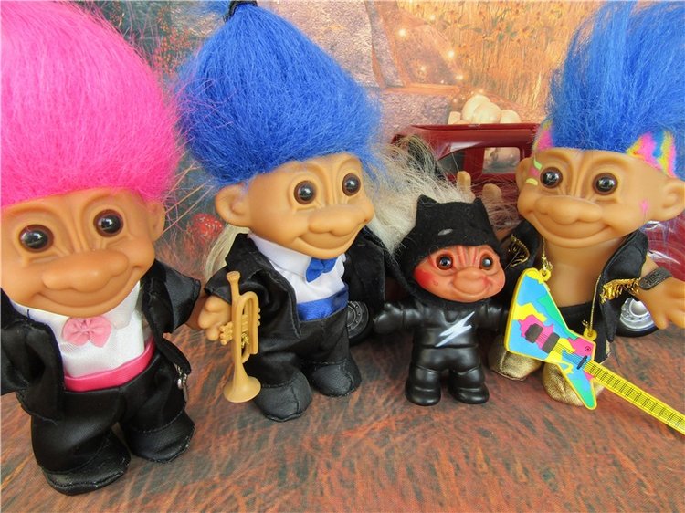 Да здравствуют подарки — Игрушки Тролли (Trolls): винтажные Dam и Russ