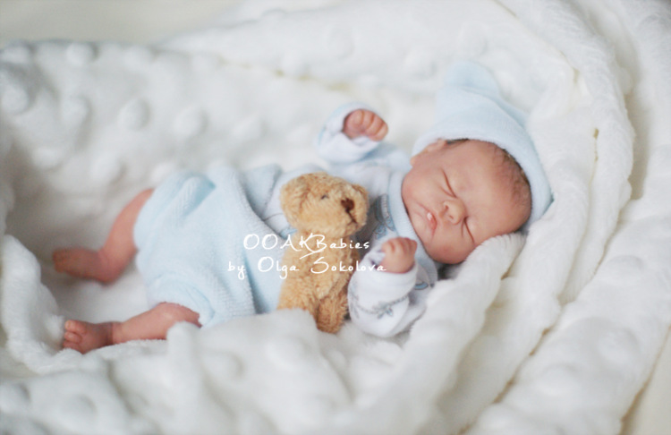 Авторские куклы Лука и Лиза. Младенцы ООАК Ольги Соколовой (фото 3)