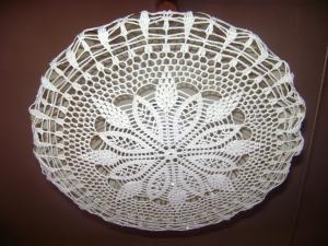 Абажуры из вязаных салфеток (фото 8)
