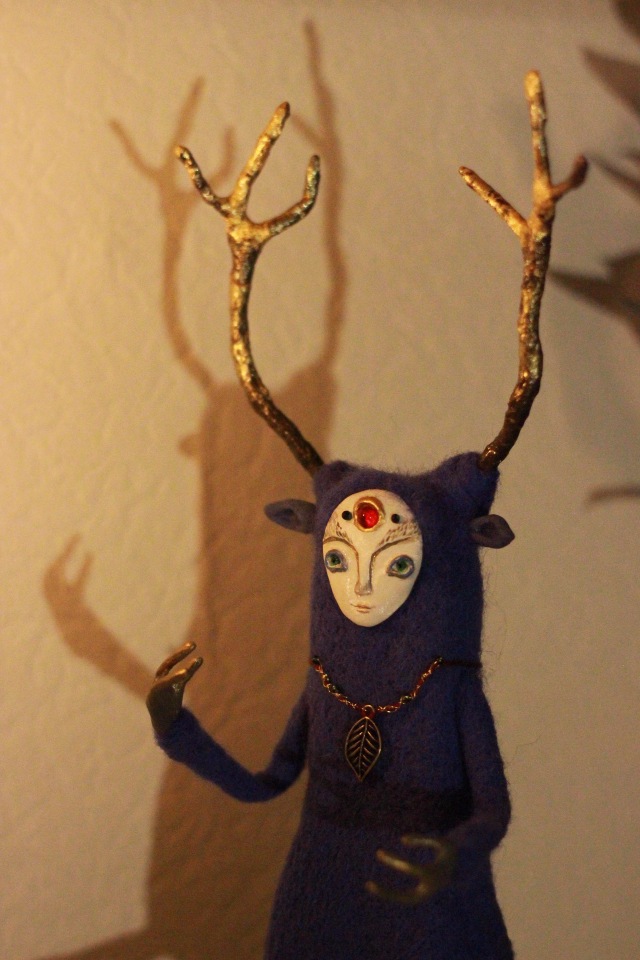 Сказочная кукла ручной работы. Златорожек Akeno - ясное утро (фото 4)