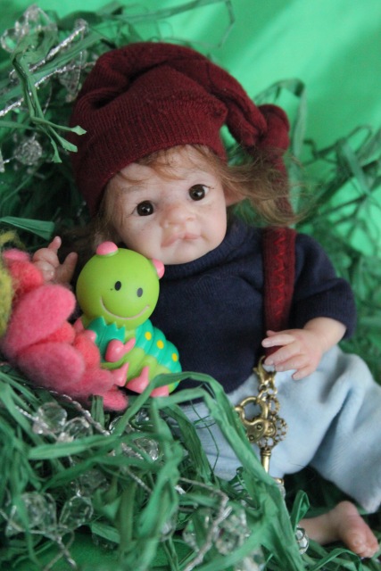 Малышок, кукла реборн Элины Кудрявцевой