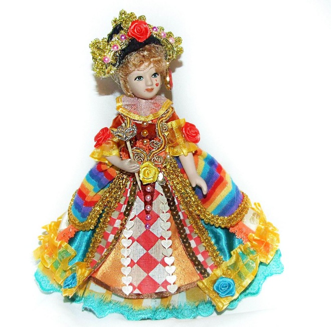 Мои сказочные образы и костюмы фарфоровых куколок (ООАК) к Новому 2018 году (фото 3)