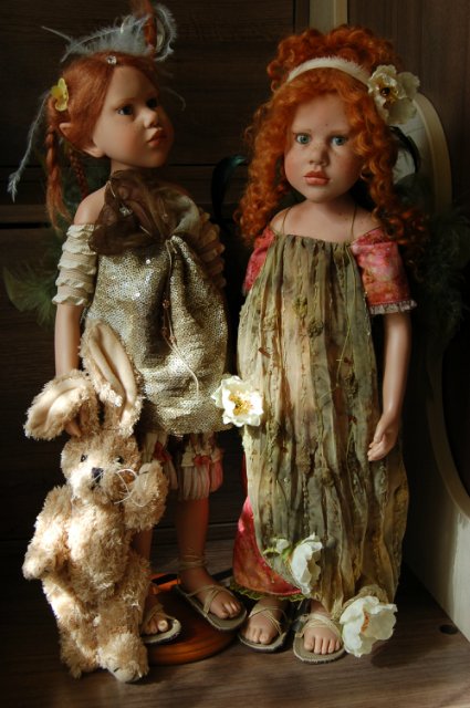 Коллекционная кукла Rosa Canina - эльф, что живёт в моём доме