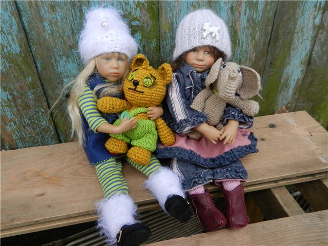 Мои крохотульки на природе. Клубные куколки от Аннет Химштед