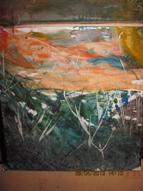 Энкаустика или как мы рисовали.... утюгом (фото 7)