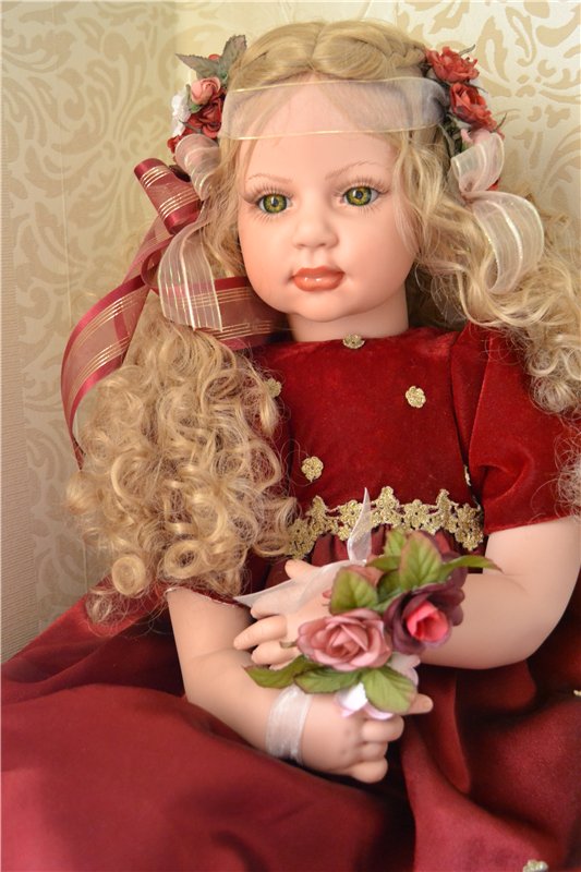 Мои первые куклы от Файзах Спанос - Молитва, Ангел и Чайная Роза (фото 2)