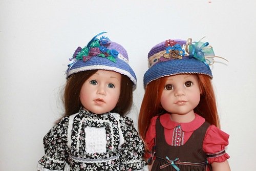 Немного шляпок — Одежда и обувь для кукол своими руками: фото (фото 3)