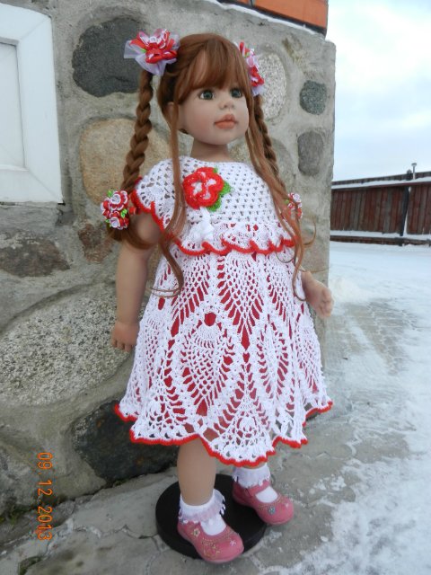 Девочки в красном — Одежда и обувь для кукол своими руками: фото (фото 2)