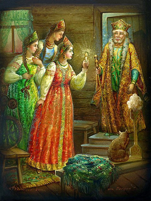 Усмотри тропинку в сказку или Здесь русский дух, здесь Русью пахнет. Федоскинская лаковая миниатюра