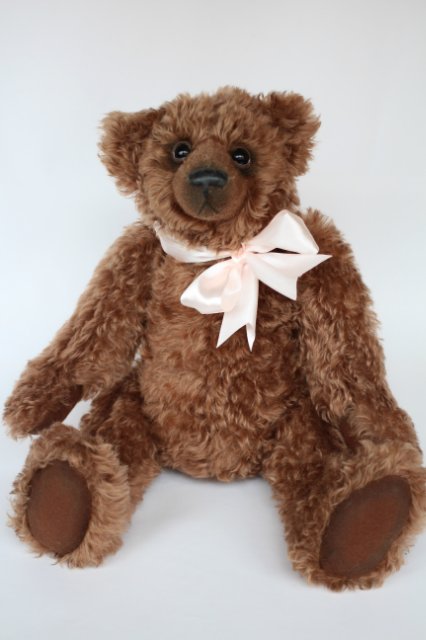 Большой медведь Шелдон, авторская игрушка