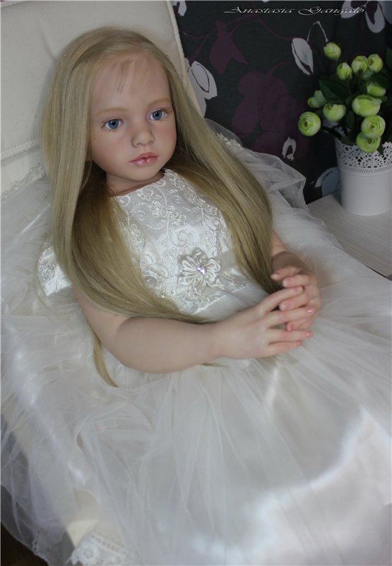 Алеся... Леся, Лесенька. Кукла реборн Анастасии Гангало