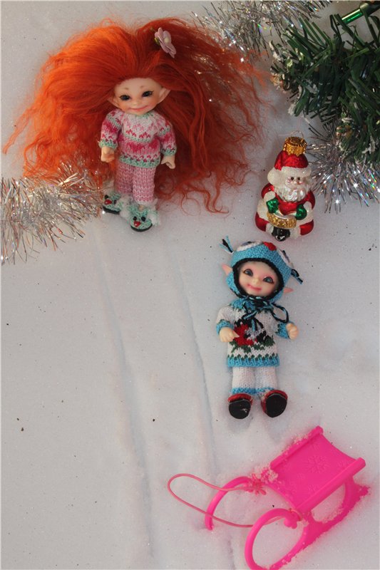 Зимняя прогулка моих крошек! Реалпуки Pupu и реалпуки Сосо (фото 10)