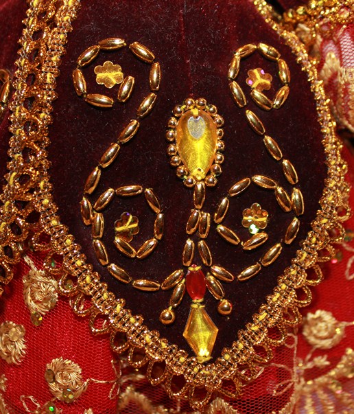 Современная национальная текстильная кукла ручной работы. Ширин (фото 5)