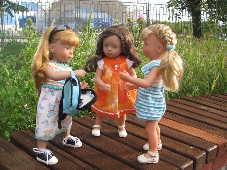 Тата, Анели и Лина! Куколки подружки Kathe Kruse | Бэйбики Тата, Анели и Лина! Куколки подружки Kathe Kruse