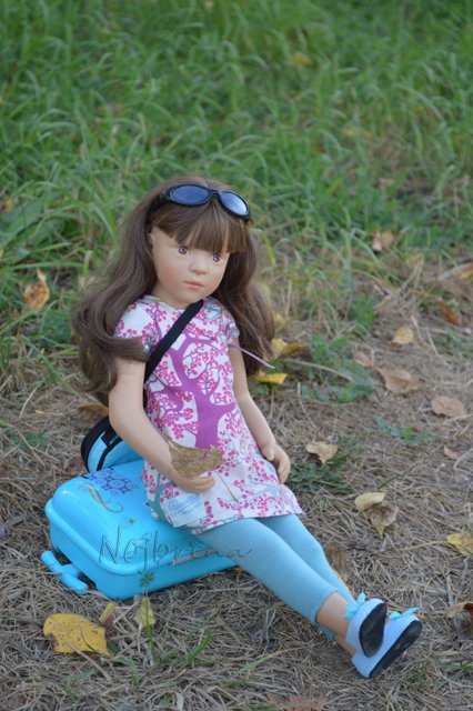 Француженка в провинции. Куклы Sylvia Natterer finouche от Petitcollin и minouche от Kathe Kruse